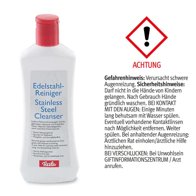 0.25 L Stainless Steel Cleaner – Heavy-Duty Formula 1