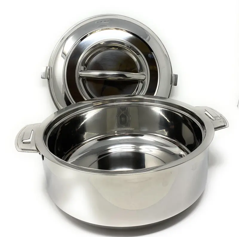 10-Litre Stainless Steel Thermal Serving Pot – Insulated For Hot Or Cold Food 1