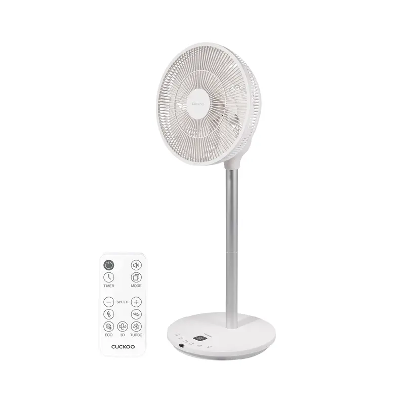 14" Oscillating Standing Air Circulator With 360° Rotation & 12 Speeds (Cf-Ac1410Wh) 1