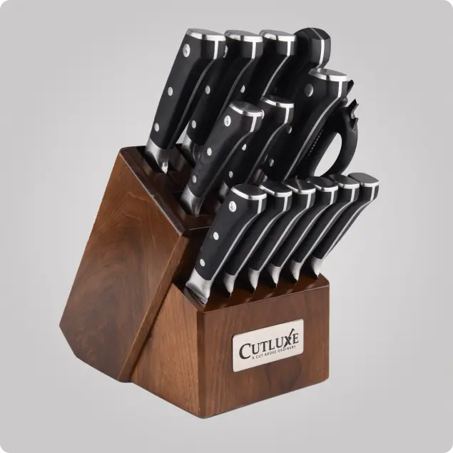 15-Piece Pro Kitchen Knife Block – Organized Storage & Display 2
