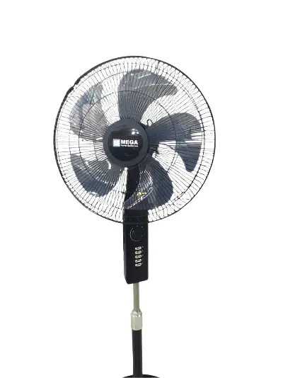 18-Inch Mega Stand Fan — 60W High-Airflow Cooling In Matte Black 1