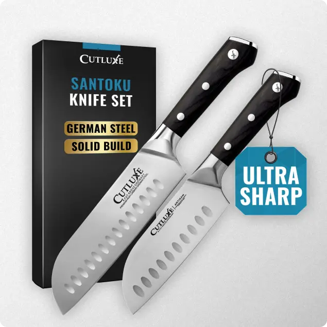 2-Piece Santoku Knife Set – Japanese-Inspired Precision Blades 1