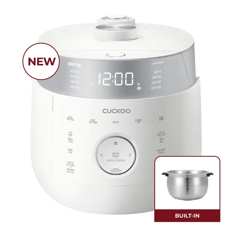 6-Cup Ih Twin Pressure Rice Cooker With Built-In Stainless Steel Pot – Crp-Lhtar0609F 1