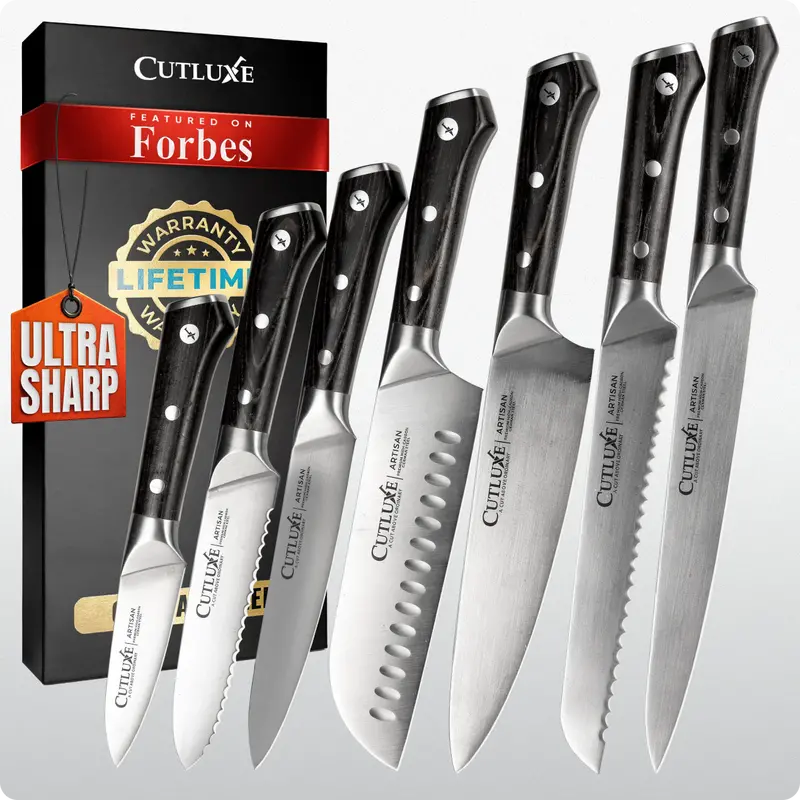7-Piece Ultimate Chef Knife Set – Premium Stainless Steel 1