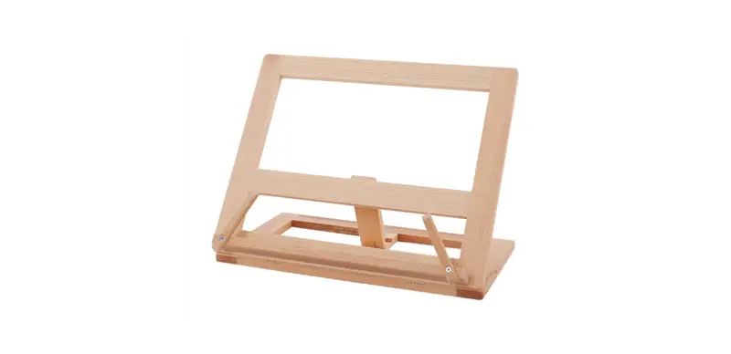Adjustable Wooden Book Stand For Reading & Display 1