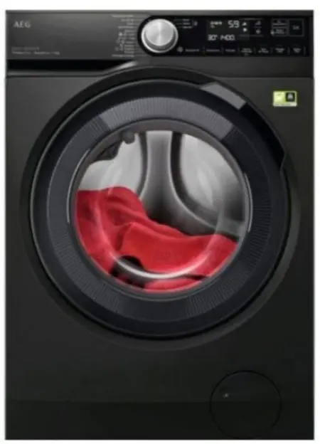 Aeg 9 Kg A+++ Front-Load Washer With Inverter Motor & 1400 Rpm – Matte Black 1