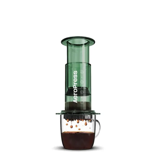 Aeropress Green Compact Coffee Brewing System 1