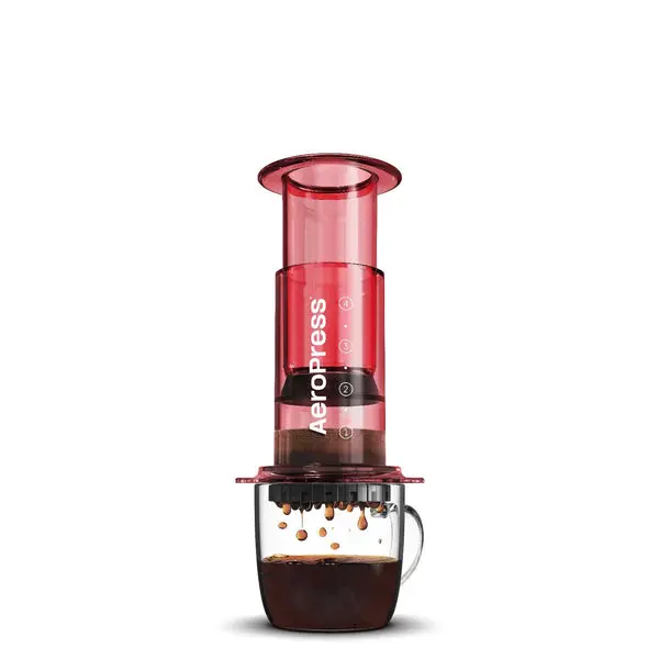 Aeropress Red Durable Coffee And Espresso Brewer 1