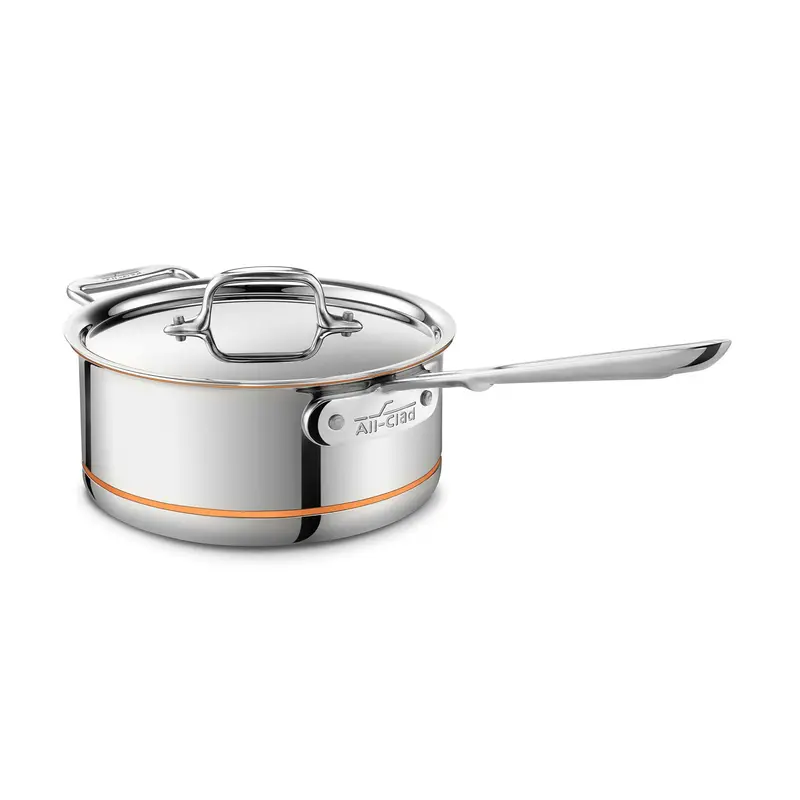 All-Clad Copper Core 3-Qt Saucepan With Lid 1