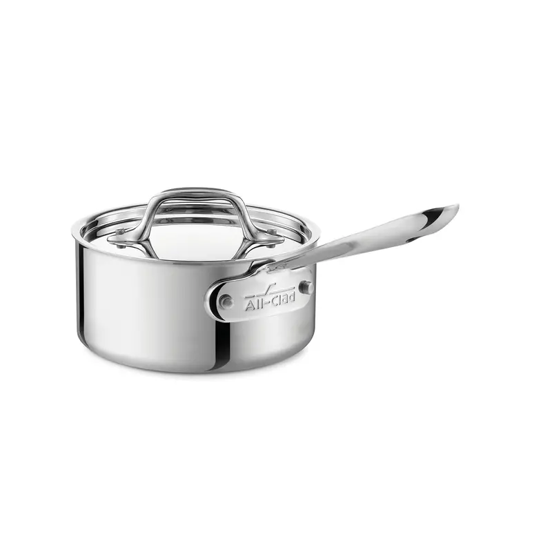 All-Clad D3 1-Quart Stainless Saucepan 1