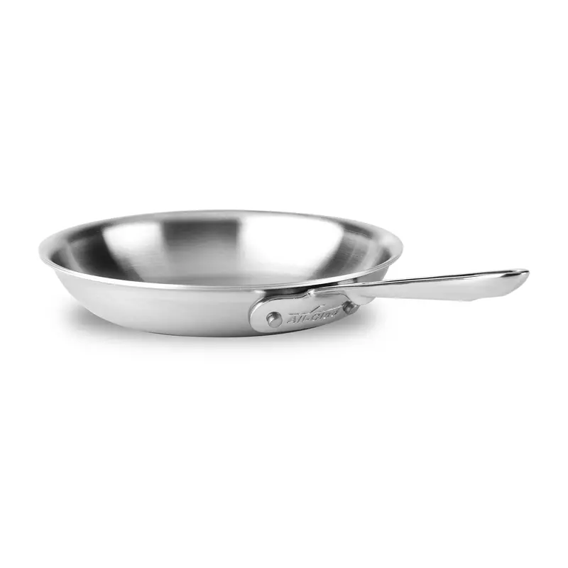 All-Clad D5 Brushed Stainless 10-Inch Fry Pan – Balanced All-Purpose Skillet 1