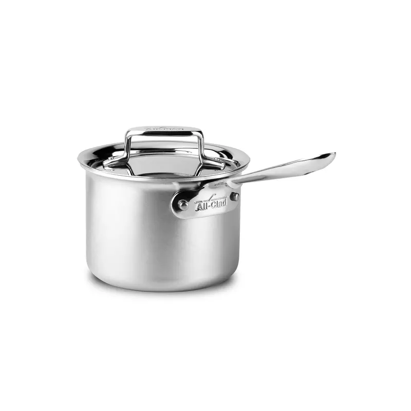 All-Clad D5 Brushed Stainless 2-Quart Saucepan – Compact Cooking Essential 1