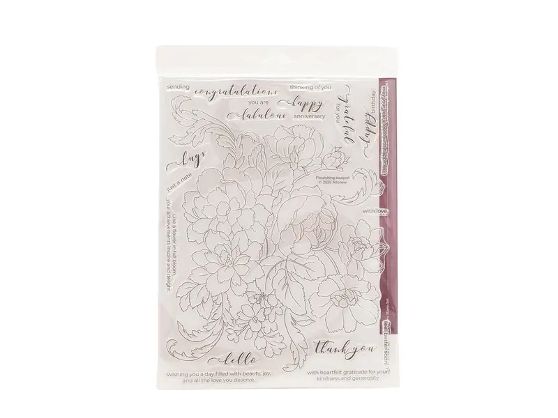 Altenew Flourishing Bouquet Clear Photopolymer Stamp Set 1