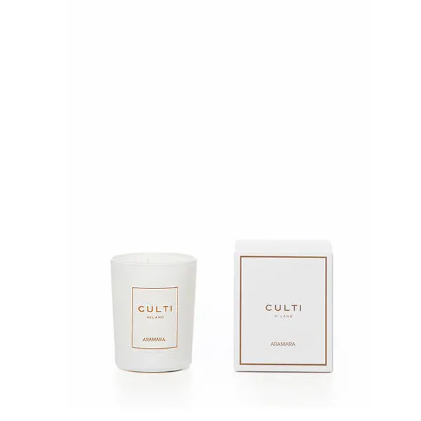 Aramara White Scented Candle 1