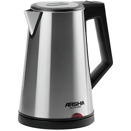 Arshia Cordless 1.5L Rapid-Boil Electric Kettle – 2150W, Sleek Silver Design 1