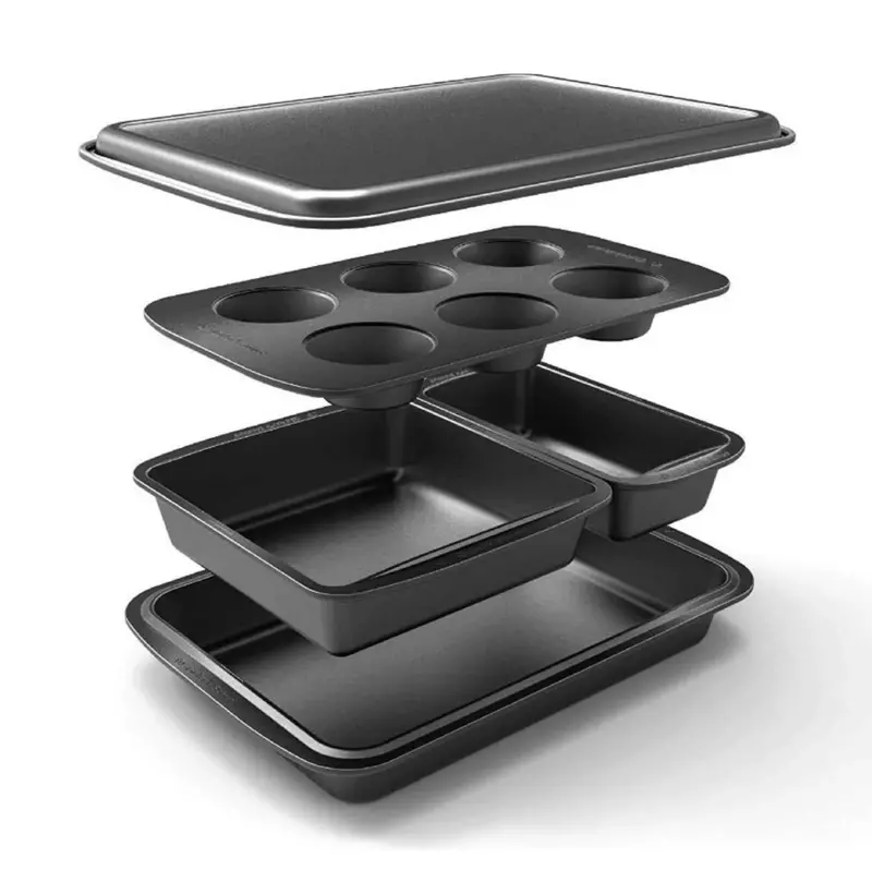 Baker’S Secret 5-Piece Non-Stick Baking Pan Set 1
