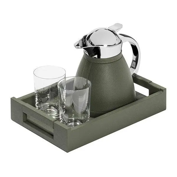 Beaubourg Compact Nesting Tray Set With Two Glasses 1