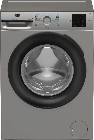 Beko Inverter Front-Load Washing Machine – 7Kg Capacity, A+++ Energy Rating, 1200 Rpm Spin Speed, Sleek Grey Design 1