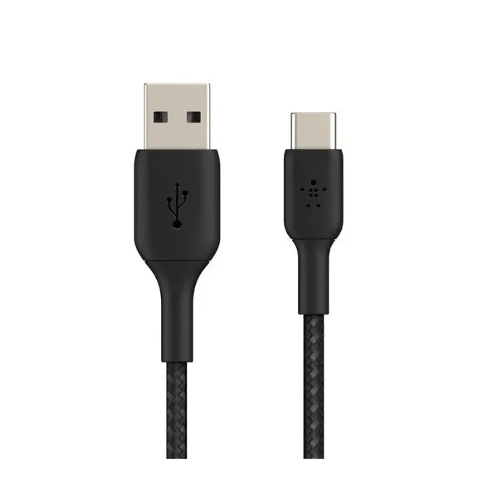 Belkin Boost Charge Usb-A To Usb-C Braided Cable – 1M, Black 1