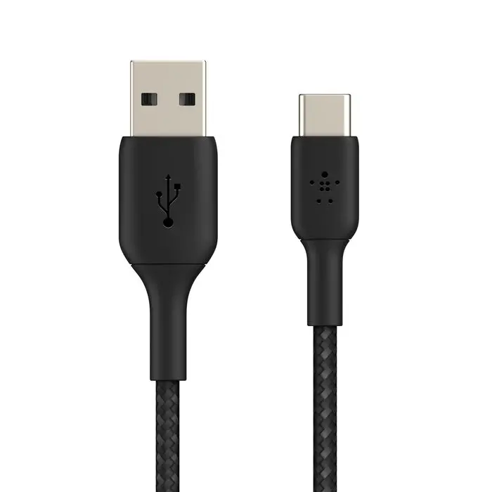 Belkin Boost Charge Usb-A To Usb-C Braided Cable – 2M, Black 1