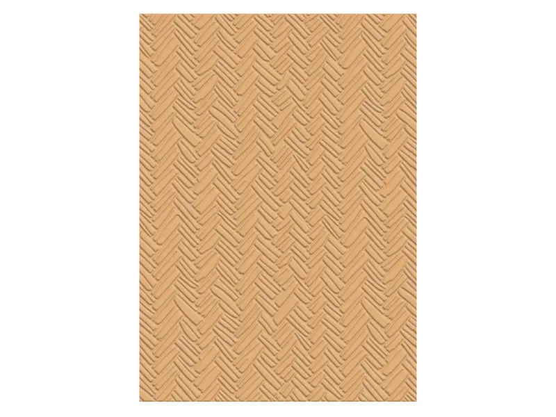 Berry Bliss Embossing Folder – Woven Basket Texture (5" X 7") 1