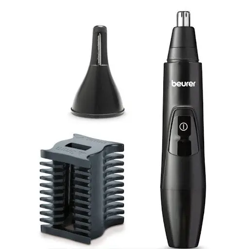 Beurer Eyebrow, Nose & Ear Precision Trimmer With 3 Specialized Attachments – Black 1
