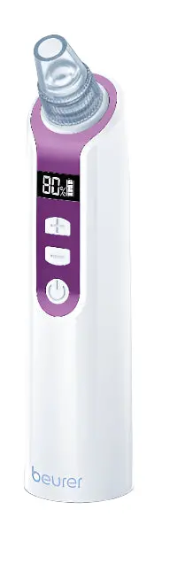 Beurer Pore Cleanser With 3 Interchangeable Attachments – Gentle Skin Care Tool In White 1