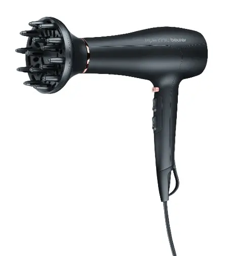 Beurer Professional Hair Dryer – 2200W Ionic Technology, Glossy Black Finish 1