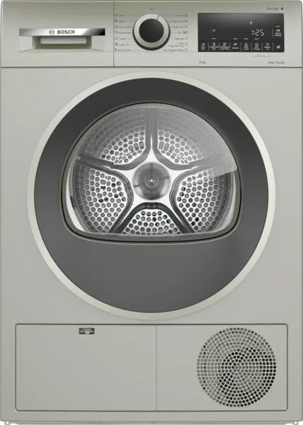 Bosch A++ Heat Pump Condenser Dryer – 9 Kg Capacity, Stainless-Inspired Inox Exterior 1
