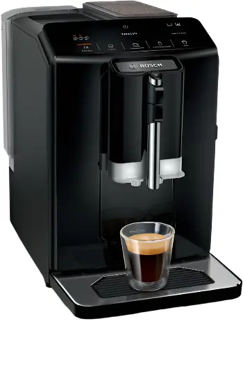 Bosch Serie 2 Fully Automatic Espresso Machine – 1.4L Capacity, 1300W, Elegant Black 1