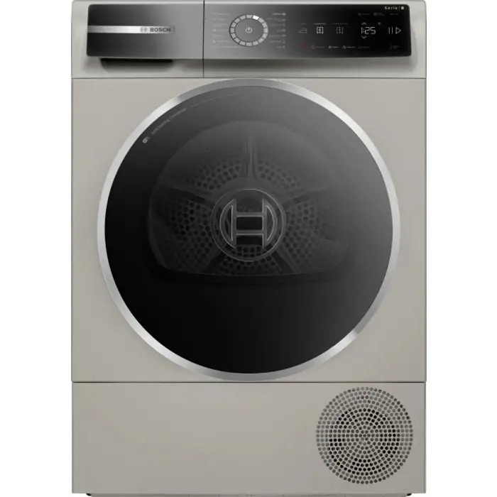 Bosch Series 8 Heat Pump Dryer – 9Kg Capacity, 7 Auto Programs, Silver Finish 1