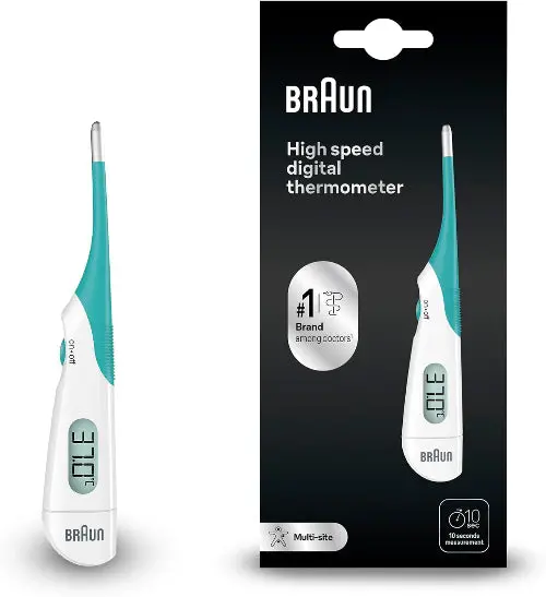 Braun Fast-Read Digital Thermometer – Results In Under 10 Seconds – White 1