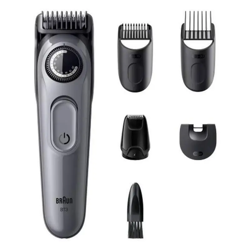 Braun Men’S Precision Trimmer – Ergonomic Grooming Tool For Facial & Body Styling, Black 1