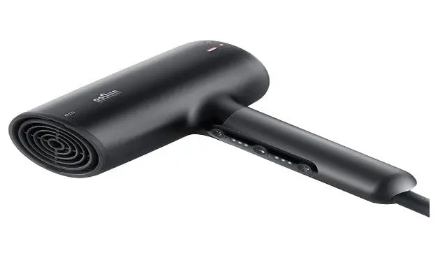 Braun Super-Ionic Hair Dryer – High-Power Styling Tool – Matte Black Design 1