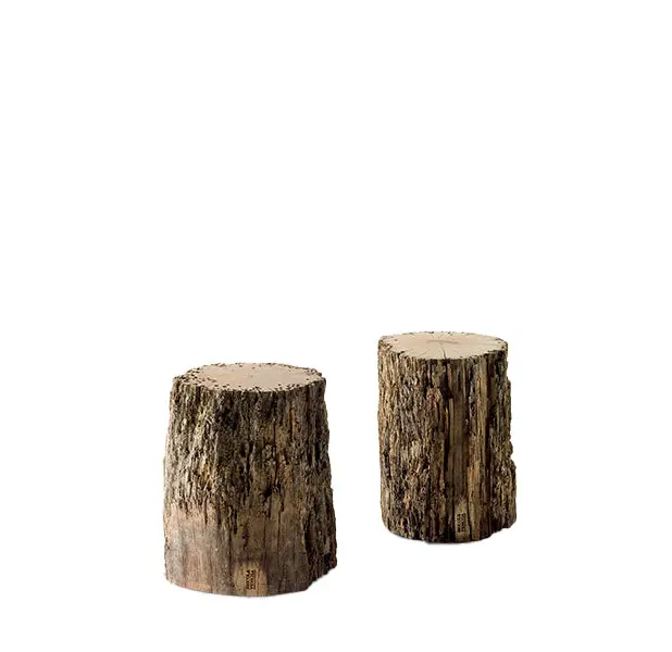 Bricola Venezia Reclaimed Wood Stool 1