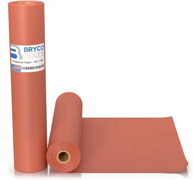 Bryco Pink Butcher Paper Roll – Food-Grade Wrapping For Deli And Bbq Use 1