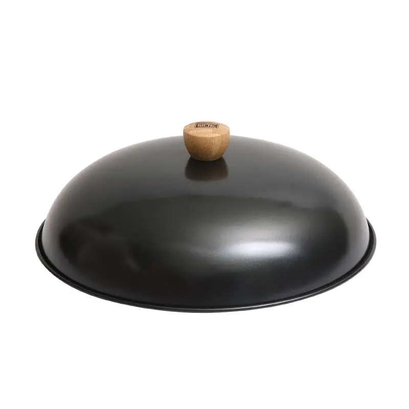 Carbon Steel Wok Lid – Fits 36 Cm Woks, 34 Cm Diameter 1
