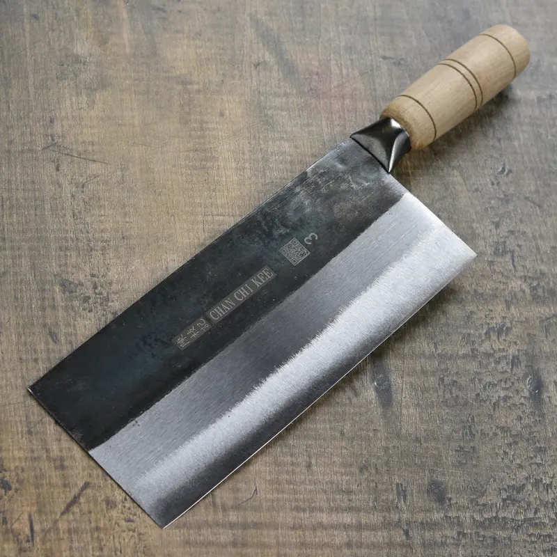 Cck Carbon Steel 8.25-Inch Chinese Cleaver – Slicer Profile 1