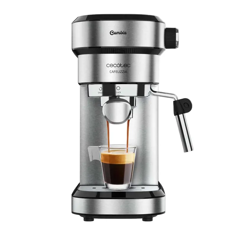Cecotec Cafelizzia Espresso System – 1.2L Capacity, 20-Bar Pump, Stainless Steel Body 1
