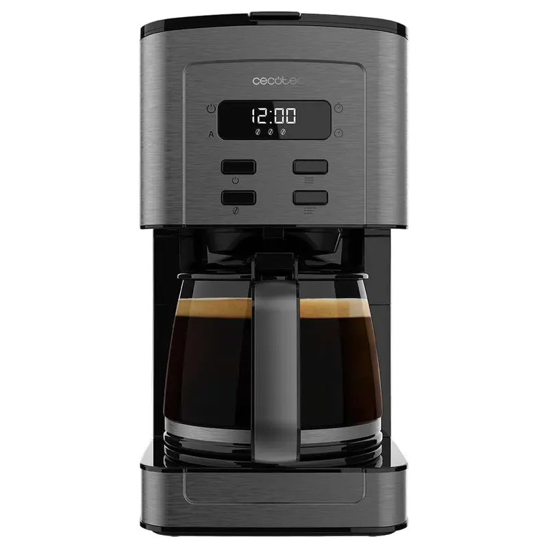 Cecotec Digital Drip Coffee Maker – 1.3L, 800W, Black Finish 1