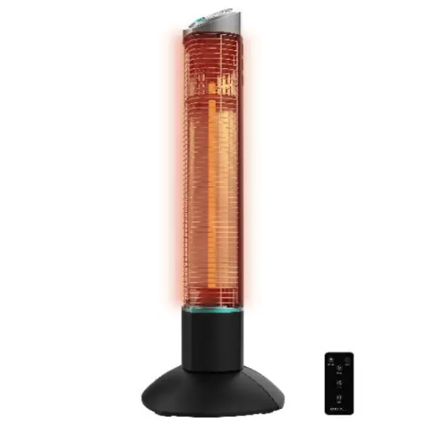 Cecotec Ready Warmer Outdoor Electric Heater – 1000W Weather-Resistant Design, Black Finish 1