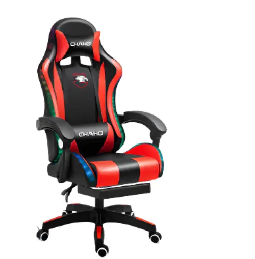 Chaho Rgb Gaming Chair – Integrated Massage, Extendable Footrest, Customizable Ambient Lighting 1
