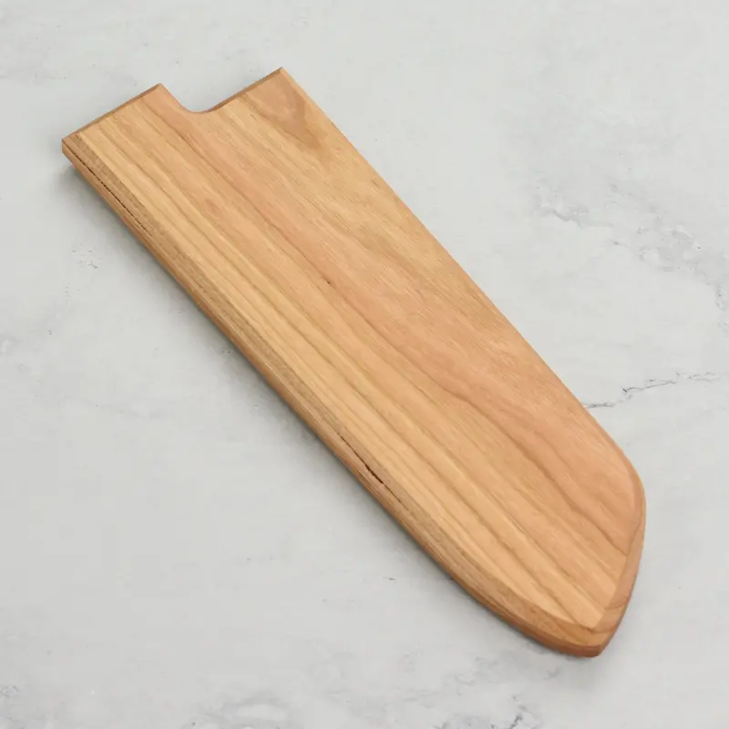 Cherry Wood Magnetic Saya – Custom-Fit Sheath For Bunka & Santoku Blades 1