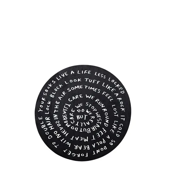 Circular Chronicles Round Area Rug 1