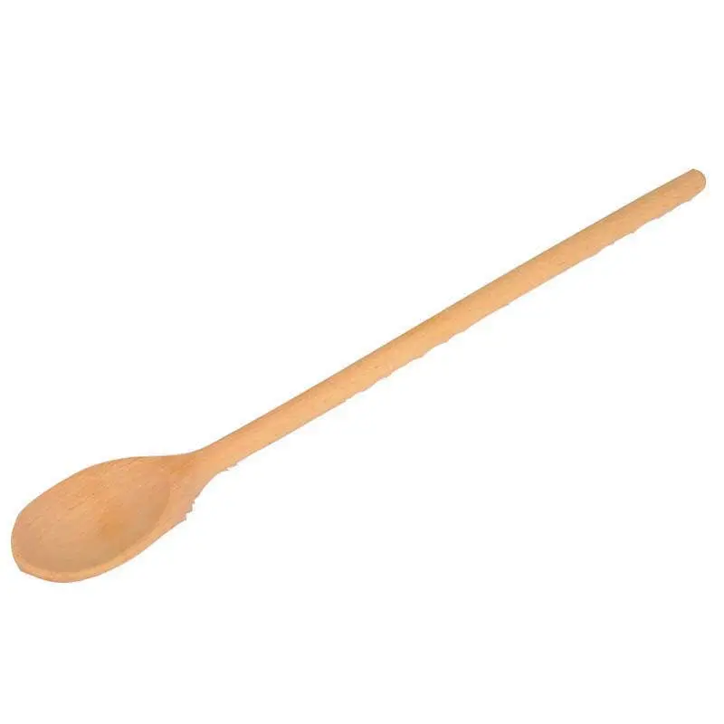 Compact Beech Wood Cooking Spoon – 25 Cm Lightweight Stirrer For Small Pots & Bowls 1