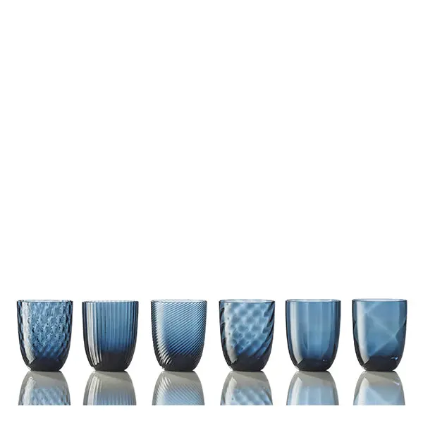 Contemporary Idra Glass Set (6) – Nasonmoretti’S Signature Design 1