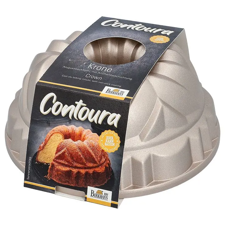 Contoura Crown Non-Stick Aluminum-Gusset Bundt Pan – 24Cm 1