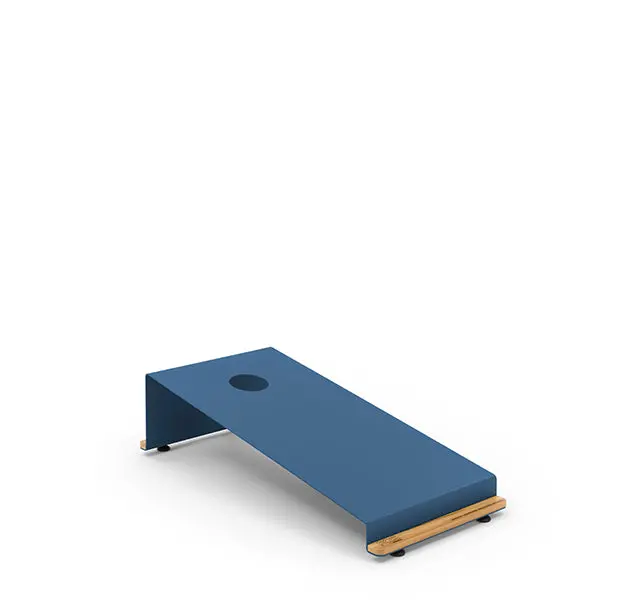 Cornelius Cornhole Game Set In Navy Blue • Fas Pendezza 1