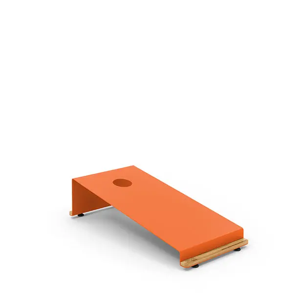Cornelius Cornhole Game Set In Vivid Orange • Fas Pendezza 1