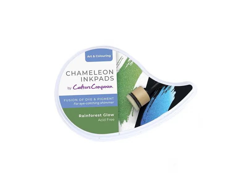 Crafter'S Companion Chameleon Inkpad – Rainforest Glow Reactive Dye Ink 1